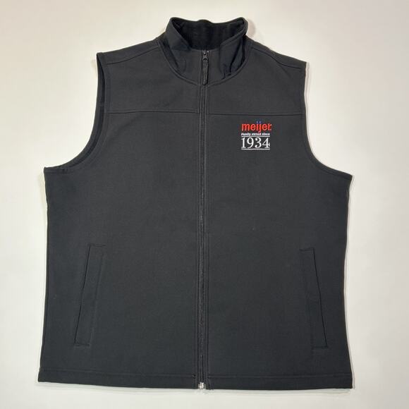 Meijer Employee Vest Unisex Large Crew Member Team Member Jacket Sleeveless - Picture 1 of 12